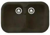 Мойка GRANICOM G-004 (780*495мм), 2 чаши (шоколад)