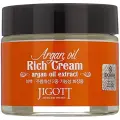 Jigott Насыщенный крем для лица с аргановым маслом Argan Oil Rich Cream 70 мл 220 г 1 шт. 1 шт. стеклянная банка