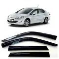 Дефлекторы боковых окон PEUGEOT Пежо 408 седан (2012-2017)
