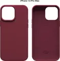 Силиконовый чехол COMMO Shield Case для iPhone 13 Pro Max с поддержкой беспроводной зарядки, Wine