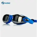 Профессиональные очки для плавания высокой четкости Wave (Синий)