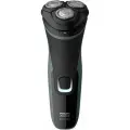 Электробритва роторная Philips Norelco 2300 S1211/81, для сухого бритья, черная/серая