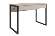 Стол «Юниор», с ящиками, ЛДСП/металл, кашемир/черный муар (1100х580х750)