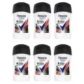 Rexona Антиперспирант-карандаш Антибактериальная и невидимая на черной и белой одежде, 40 мл, 6 шт