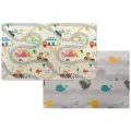 Развивающий коврик Parklon Pure Soft Дороги/Киты, двухсторонний 190x130x1.2 см