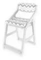 Детский растущий стул Робин Wood с подушками (38 Попугаев), цвет: Белый/Зигзаг