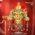 Piececool Golden Bird Crown 3D Metal Puzzle DIY Handmade Craft Birthday Valentine's Day Gift for Girlfriend