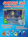 Фигурки PMI Among Us, коллекционные, шарнирные, пластик, аксессуары, 6 штук