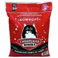 Впитывающий наполнитель Сибирская кошка Комфорт, 20л, 1 шт.