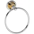 Кольцо для полотенец Bemeta Retro Gold and Сhrom 144204068 Золото хром латунь на стену