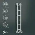Полотенцесушитель Водяной Onix, модель Classic PRO White 100x800 Лесенка с нижним подключением, Белый матовый, полный комплект