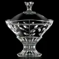 Конфетница RCR Cristalleria Italiana Laurus, 18х14 см, хрусталь Luxion®