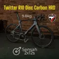 Велосипед Twitter R10 Disc Carbon, 9.8 kg, 700х25с шоссейный взрослый, 54 см, 22 скорости, цвет черный