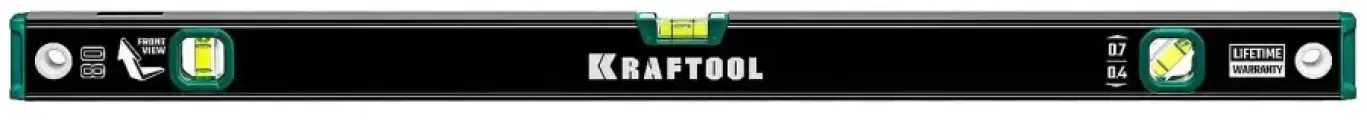 Уровень KRAFTOOL с зеркальным глазком, 800 мм