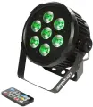 PROCBET PAR LED 7-15 RGBWA+UV PL светодиодный прожектор par 7 шт. светодиодов по 15 вт rgbwa+uv пластиковый корпус малошумный 40°