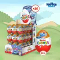 Яйцо Kinder Сюрприз из молочного шоколада, с игрушкой внутри, коллекция Бегемоты, 36 шт по 20 г