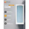 Ванна акриловая 170х75 см KANE Прямоугольная белая, 100% сантехнический акрил, MODULEASY 01кейн1775