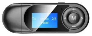 Адаптер Bluetooth 5.0 LCD-экран, аудио AUX, для телевизора, автомобиля, колонки, ноутбука, компьютера, ПК / Sellerweb MX-T13