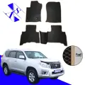 Автомобильные коврики EVA/ЕВА/ЭВА для Toyota Land Cruzer Prado 150 2009-2013 черный бежевый