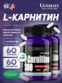 Ultimate Nutrition L-CARNITINE 300 2 x 60 таблеток, нейтральный