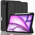 Чехол для планшета Apple iPad Air 13 M2 (2024), iPad Pro 12.9 (2022, 2021, 2020), держатель для стилуса, черный