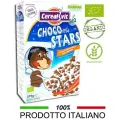 Хрустящие звездочки Cerealvit БИО Чоко Пью с черным шоколадом БИО, Без глютена, Италия 375 г