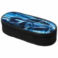 Пенал-футляр Brauberg, 1 отделение, органайзер, полиэстер, 22x9х5 см, Night driver, 272314