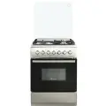 Комбинированная плита De Luxe 606031.00гэ-005 (кр) Ч/Р (нержавеющая сталь)