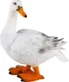 Садовая фигура для дачи и сада (садовый декор) Гусь белый Park, высота: 45см
