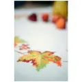 PN-0013291 Набор для вышивания печатный крест (салфетка) 80х80 Autumn leaves Осенние листья Vervaco