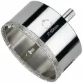 Коронка алмазная по керамограниту и керамике с центрирующим сверлом 80 мм Diamond Industrial DIDCSC080