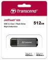 Флеш-накопитель 512Gb Transcend JetFlash 920, USB 3.1, пластик, серый, тёмный