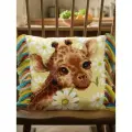 Набор для вышивания крестом панно/подушка Жирафик Риолис, вышивка крестиком , 30*30 см, 2318