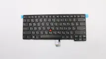 Клавиатура для Ноутбука Lenovo LenovoThinkPad T440p/T440s/T440/T450/L450/T460/L460 с подсветкой, раскладка - русская, черная (01AX333)