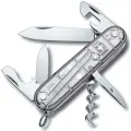 Нож складной Victorinox Spartan, 91 мм, 12 функций, полупрозрачный серебристый