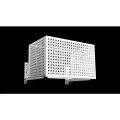 Корзина/короб для кондиционера c кронштейнами 900х600х550 белая (RAL 9003), перфорация -круг-