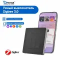 Умный клавишный выключатель Onviz Moes ZigBee 3.0, графит 3 клавиши, работает с Алисой, Марусей, для умного дома ZigBee