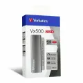 Внешний накопитель Verbatim VX500 External SSD USB 3.1 Gen2 480GB, R/W 500/290 МБ/с