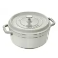 Кокот Staub 11022107, чугунный, покрытие эмалированное, 22см, 2.6л Франция