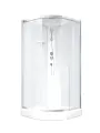 Душевая кабина Parly BETT831 низкий поддон, стеклянная, 80x80, закрытая (с крышей), с матовым стеклом, без гидромассажа, с функцией тропический душ