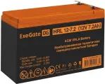 Exegate EX285658RU HRL 12-7.2 12V, 7.2Ah