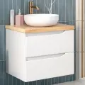 Тумба со столешницей под накладную раковину Aqua de Marco NORDIC 60, подвесная, левая , с ящиками