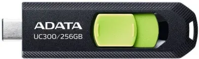 Память OTG USB Flash 256 ГБ ADATA UC300 [ACHO-UC300-256G-RBK/GN]