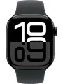 Apple Watch Series 10 42mm Midnight Aluminum Case with Sport Band M/L