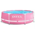 Бассейн каркасный Pink Frame Pool 244 х 76 см, цвет розовый 28290NP