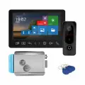 Комплект видеодомофона DARK SURFACE 7 FHD KIT PLUS: монитор + вызывная панель с контролем доступа по брелокам + замок