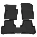 Коврик салонный резиновый (черный) для Volkswagen Passat СС (08-17) (Борт 4см)