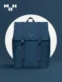MAH SIRO Вместительный повседневный водонепроницаемый рюкзак из однотонной ткани для ноутбука