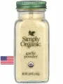 Органический молотый чеснок Simply Organic в стеклянной баночке, 103 гр
