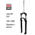 Амортизационная вилка для велосипеда RockShox Judy 29 пружинно-масляная, ход 100мм, конусный шток, под эксцентрик 9QR